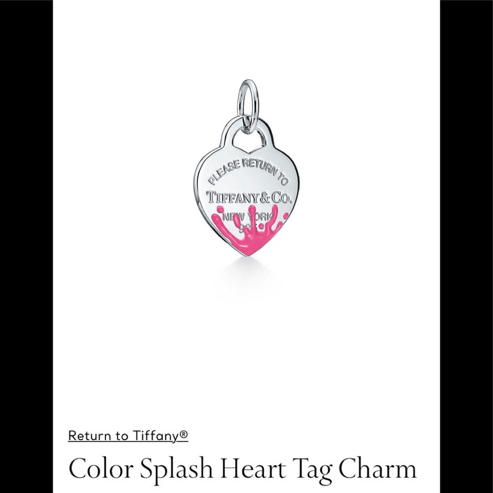NWT Tiffany heart charm